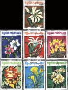 *Známky Kambodža 1984 Kvety, razítkovaná séria - Kliknutím na obrázok zatvorte -